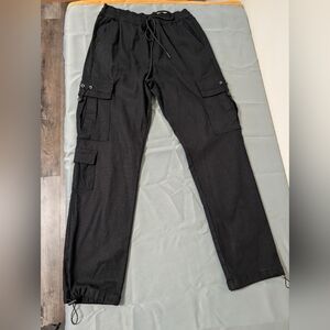 Rue21 Black Cargo Joggers
